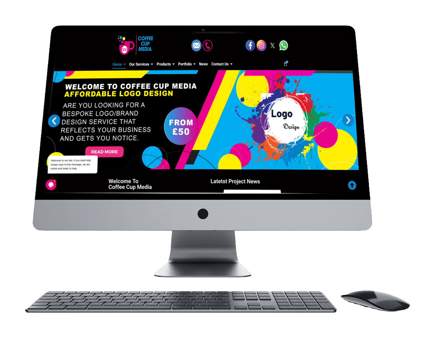 Coffee Cup Media new Website